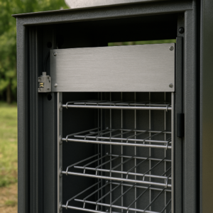 Corrosion-resistant aluminum mounting plate in outdoor equipment