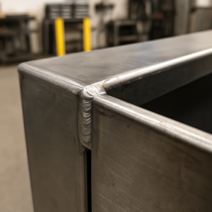 structural weld quality inspection in industrial cabinet manufacturing