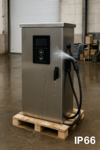 IP66 stainless steel outdoor cabinet for EV charging station