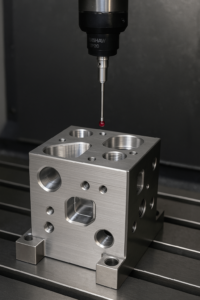 In-process probing and CNC measurement for precision metal machining