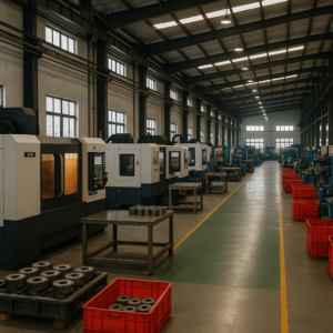 Interior of a reliable Chinese gear manufacturing facility