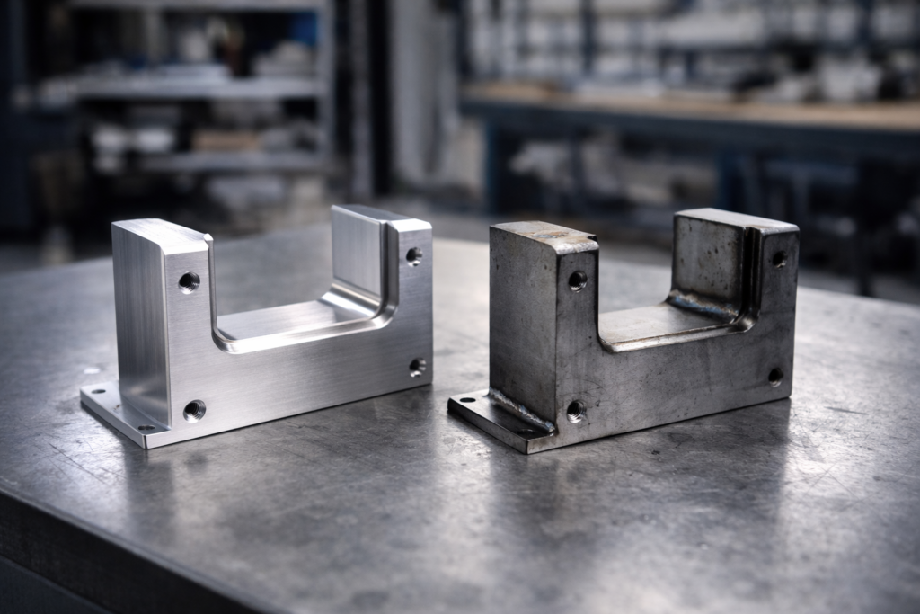comparison of CNC metal prototype and sheet metal prototype for production validation