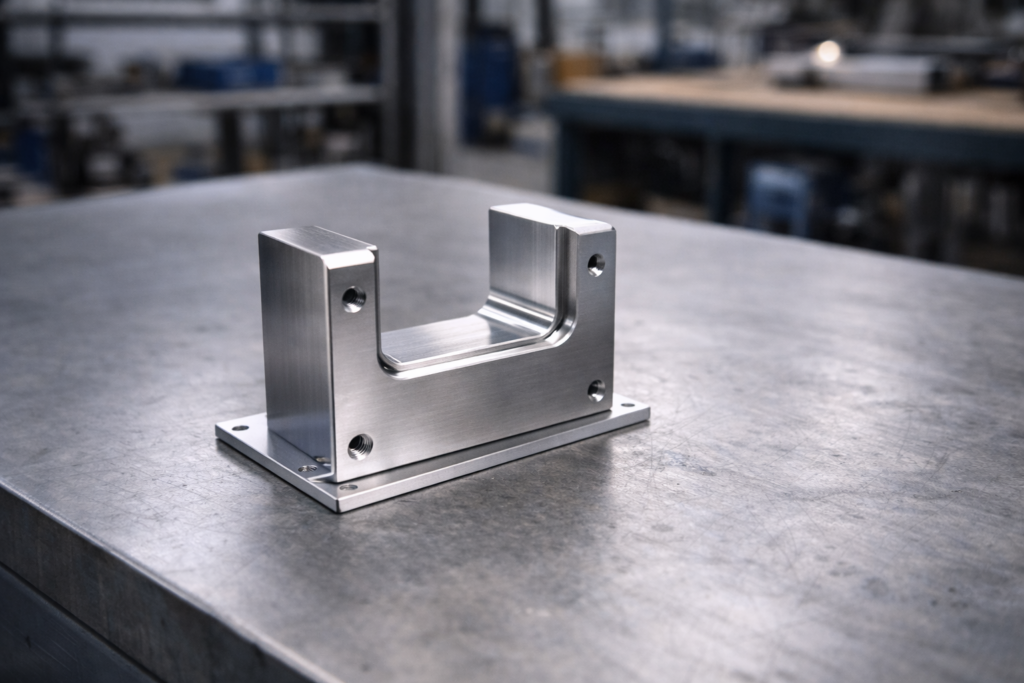 high precision CNC metal prototype with fine surface finish used for evaluation