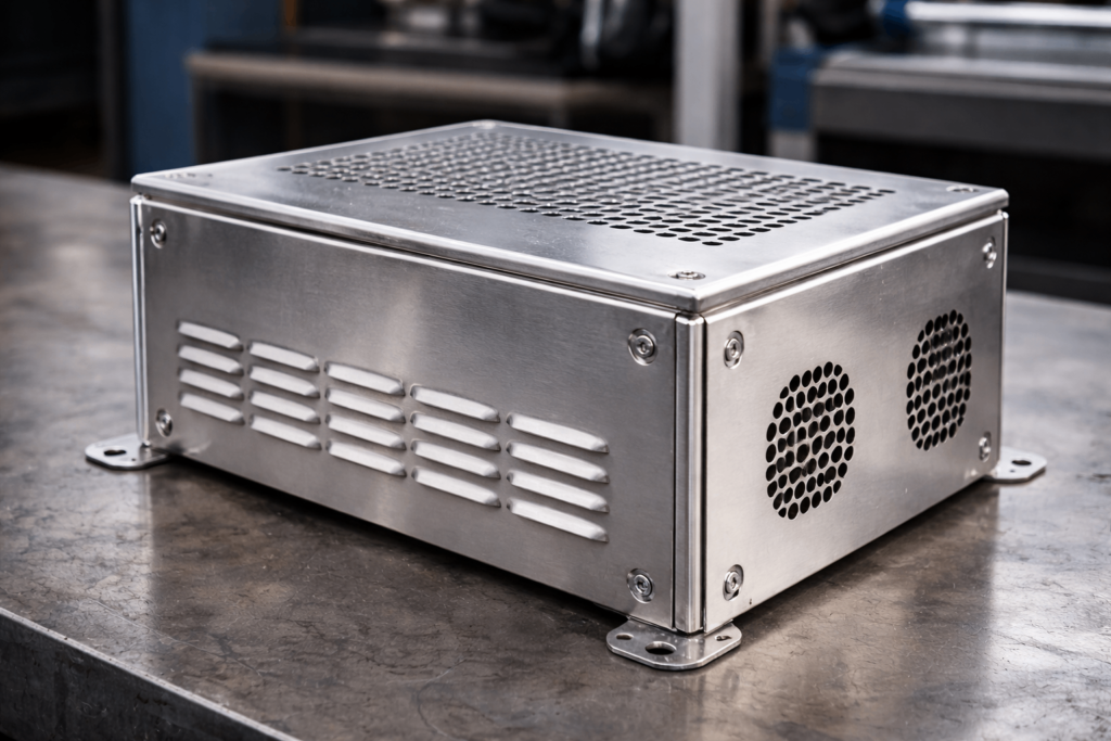 sheet metal enclosure ventilation and airflow design