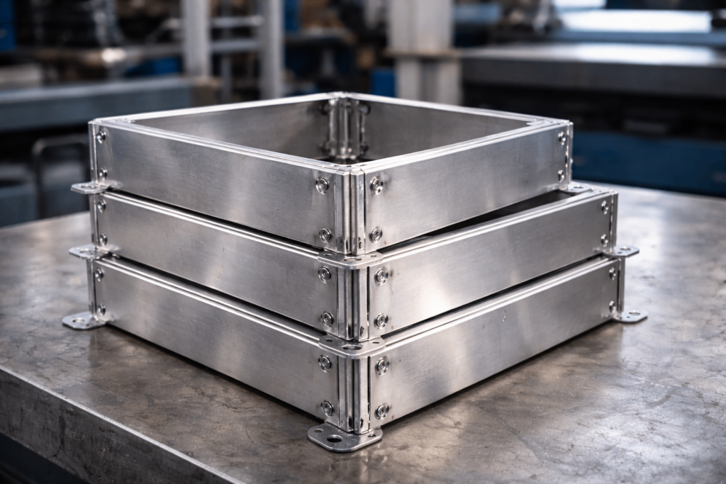 sheet metal enclosure manufacturing bending and welding process