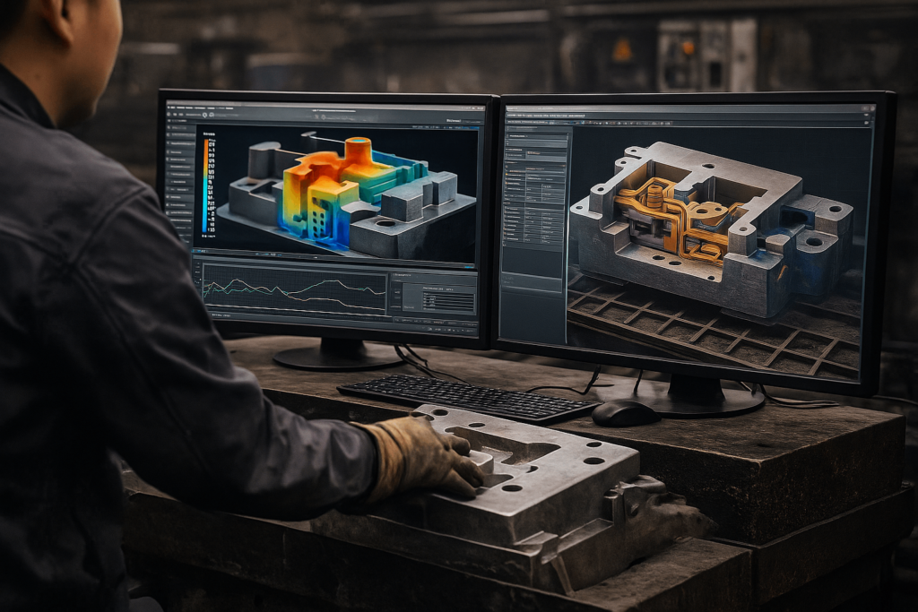 Casting simulation and mold design process in Chinese foundry environment