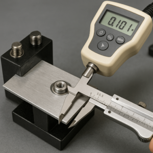 Sheet metal hardware installation quality inspection push out and torque testing