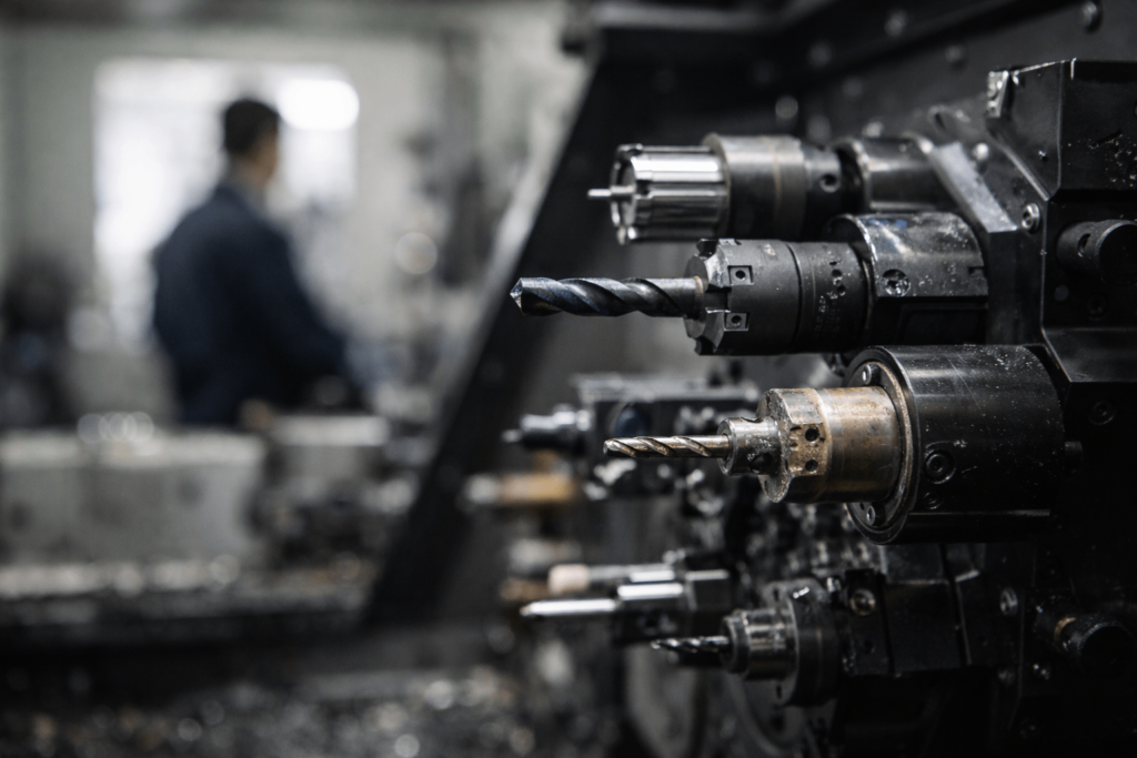 CNC cutting tools and tool wear in machining operations