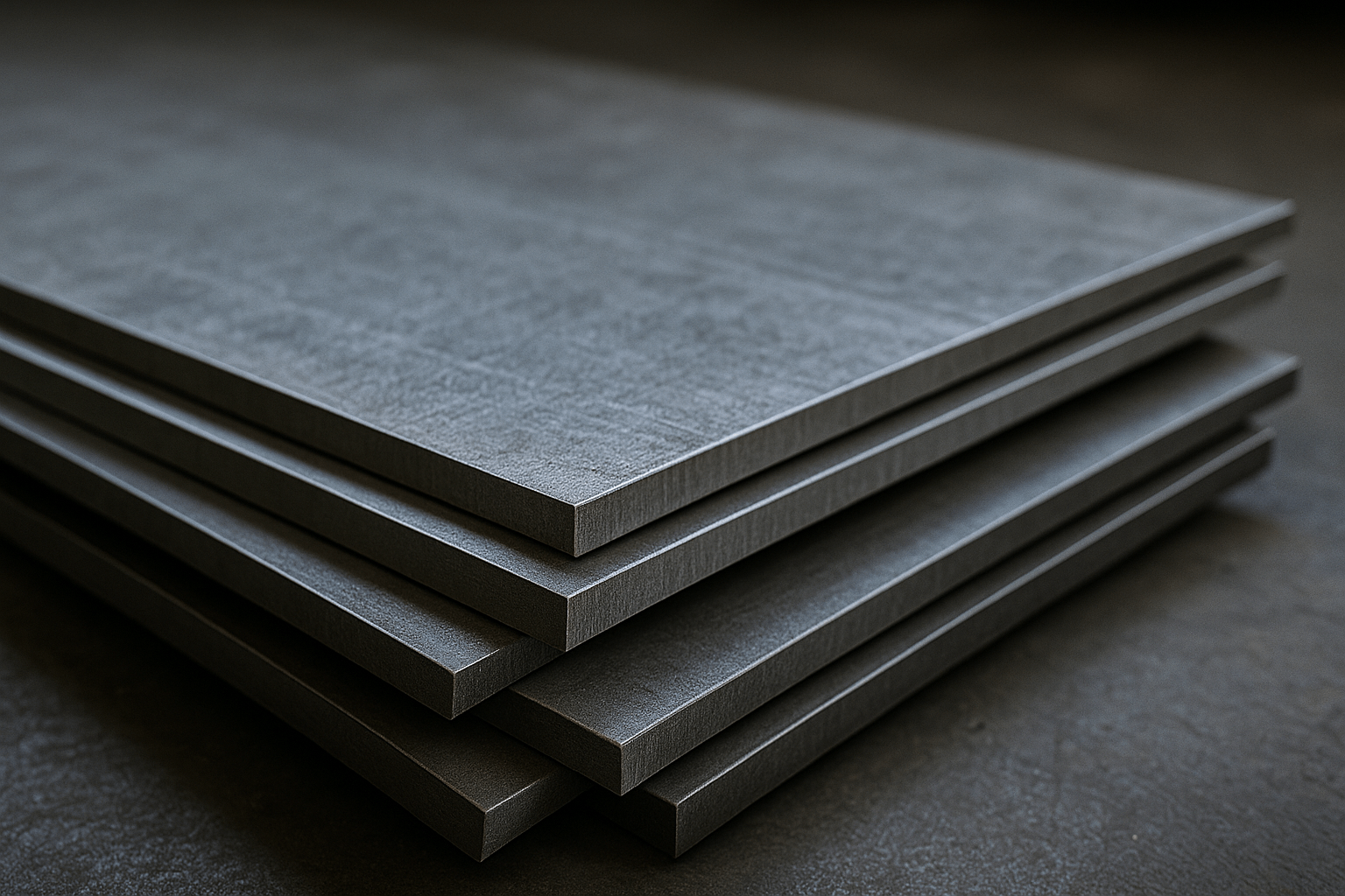Visual comparison of low, medium, and high carbon steel materials