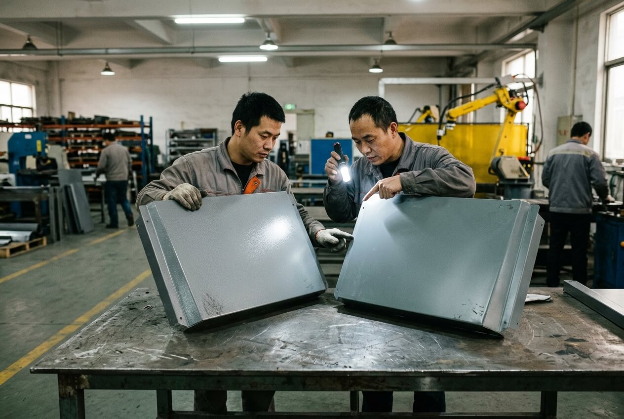 Powder Metal Coatings on Sheet Metal Parts: RFQ Ambiguity That Creates Cosmetic Rejections, Fit Problems, and Quote Disputes image 2
