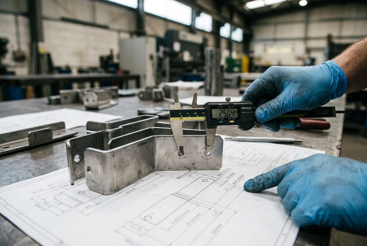 Engineer in Drawing Assumptions That Turn Low Sheet Metal Quotes Into Production Risk image 1