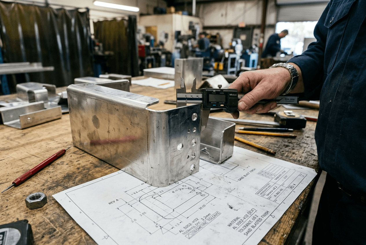 What Is Sand Blasting in Sheet Metal Fabrication? How RFQ Ambiguity Changes Quotes, Fit, and Batch Finish image 1