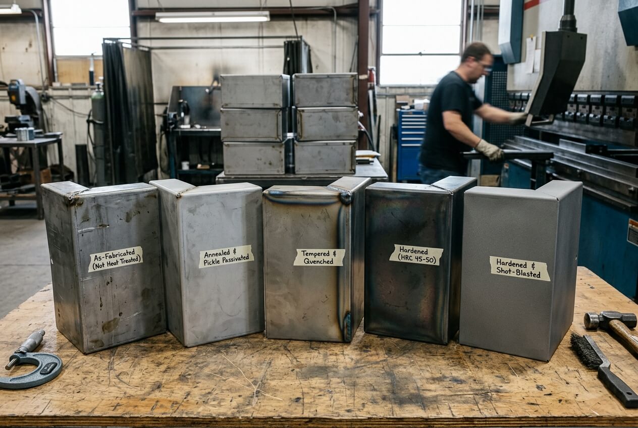 Tempering and Hardening Steel Sheet Metal Parts: The RFQ Ambiguity That Distorts Quotes, Fit, and Batch Repeatability image 2