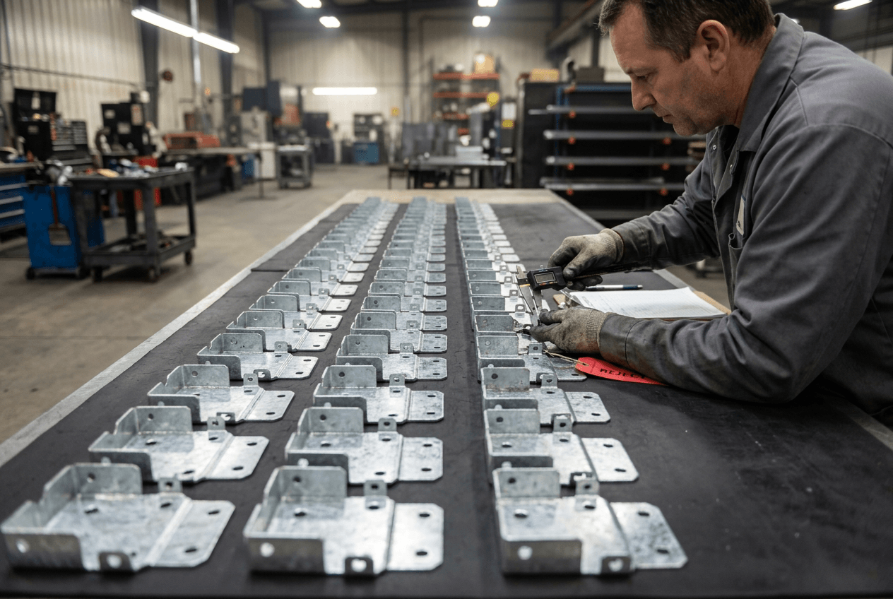 Galvanized Steel Metal Prototypes: How Hidden Rework Turns a Good Sample Into a Bad Batch Quote image 2
