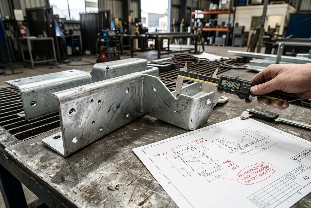 Iron Galvanizing RFQ Assumptions That Distort Sheet Metal Quotes and Create Fit Problems image 1
