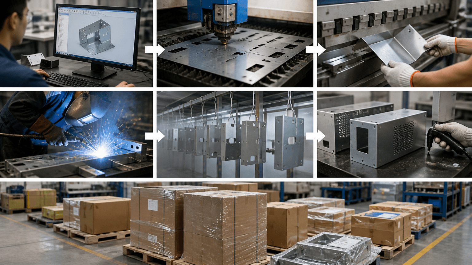 custom sheet metal parts drawing review and fabricated part inspection