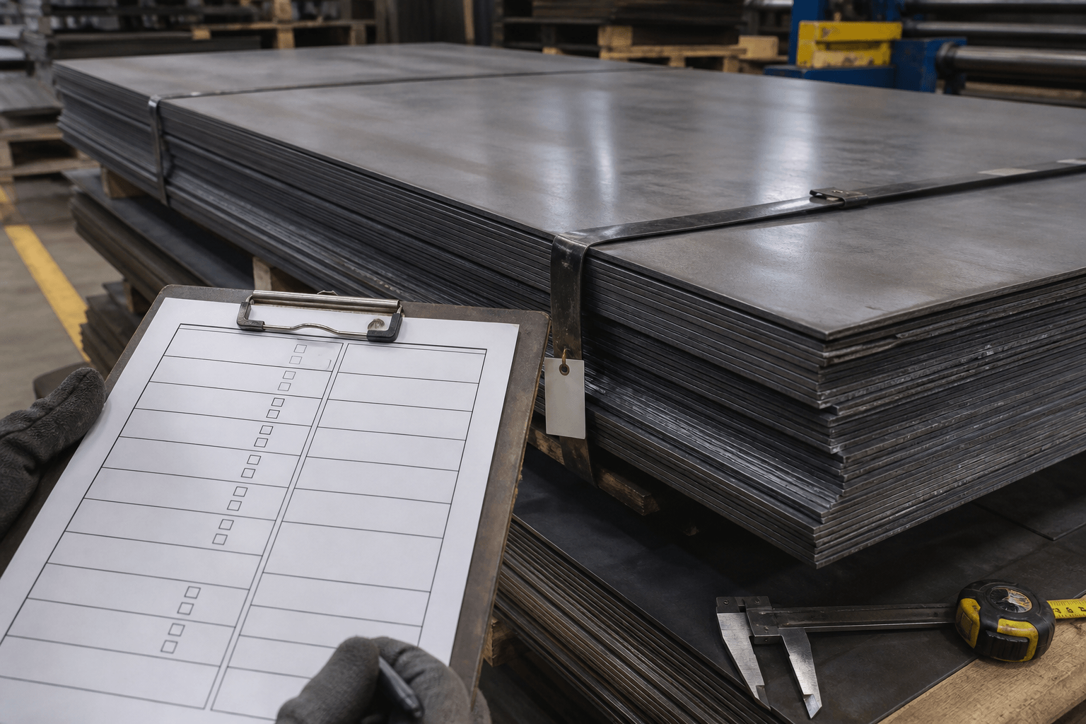 hot rolled steel providers drawing review and fabricated part inspection