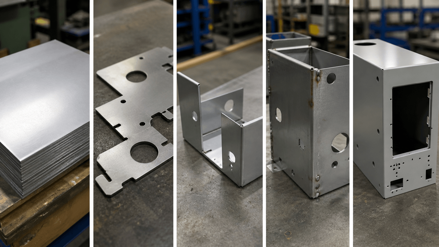 standard sheet metal works drawing review and fabricated part inspection