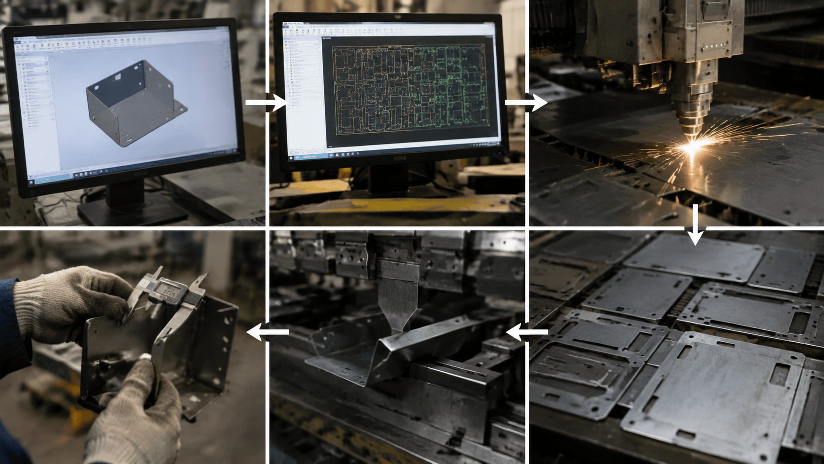 computer numerical control system drawing review and fabricated part inspection