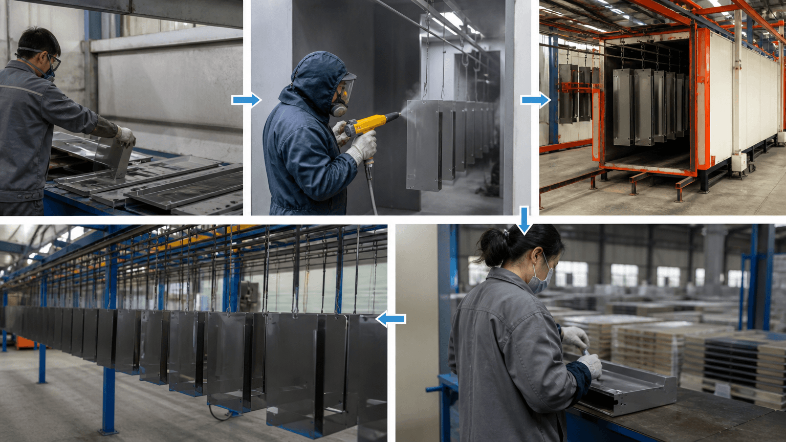 forever powder coating drawing review and fabricated part inspection