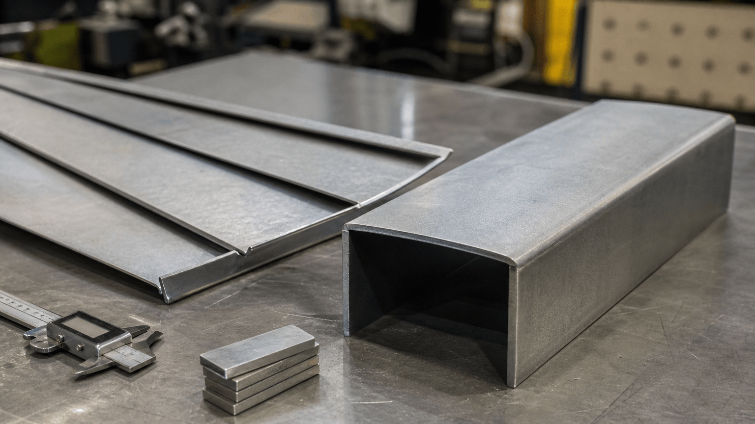 forming steel sheet drawing review and fabricated part inspection