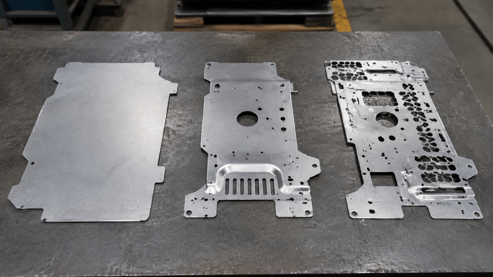 metal cut products drawing review and fabricated part inspection