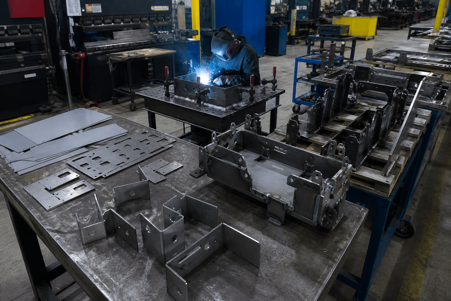 welding industry drawing review and fabricated part inspection