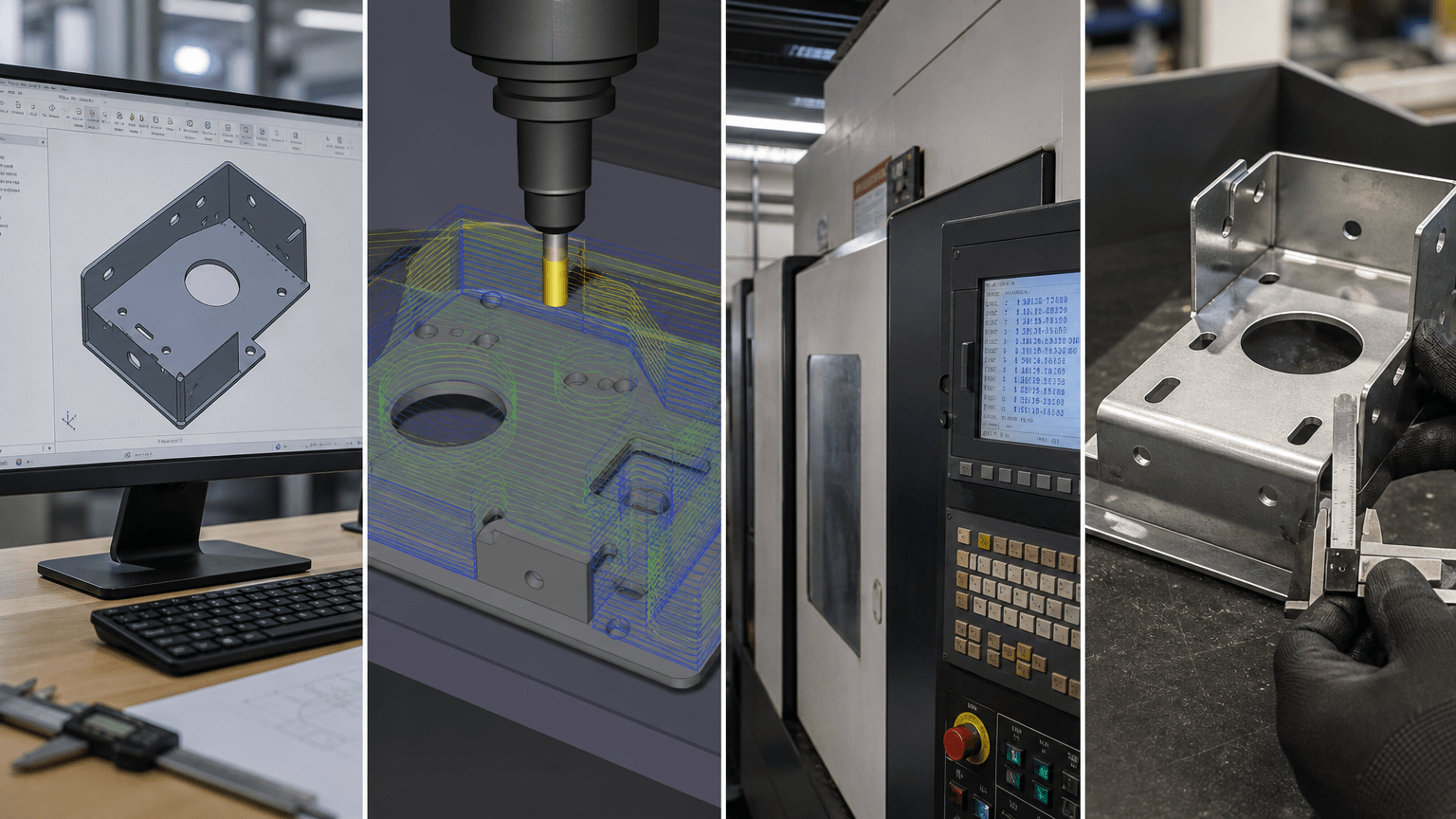 cnc machine uses drawing review and fabricated part inspection