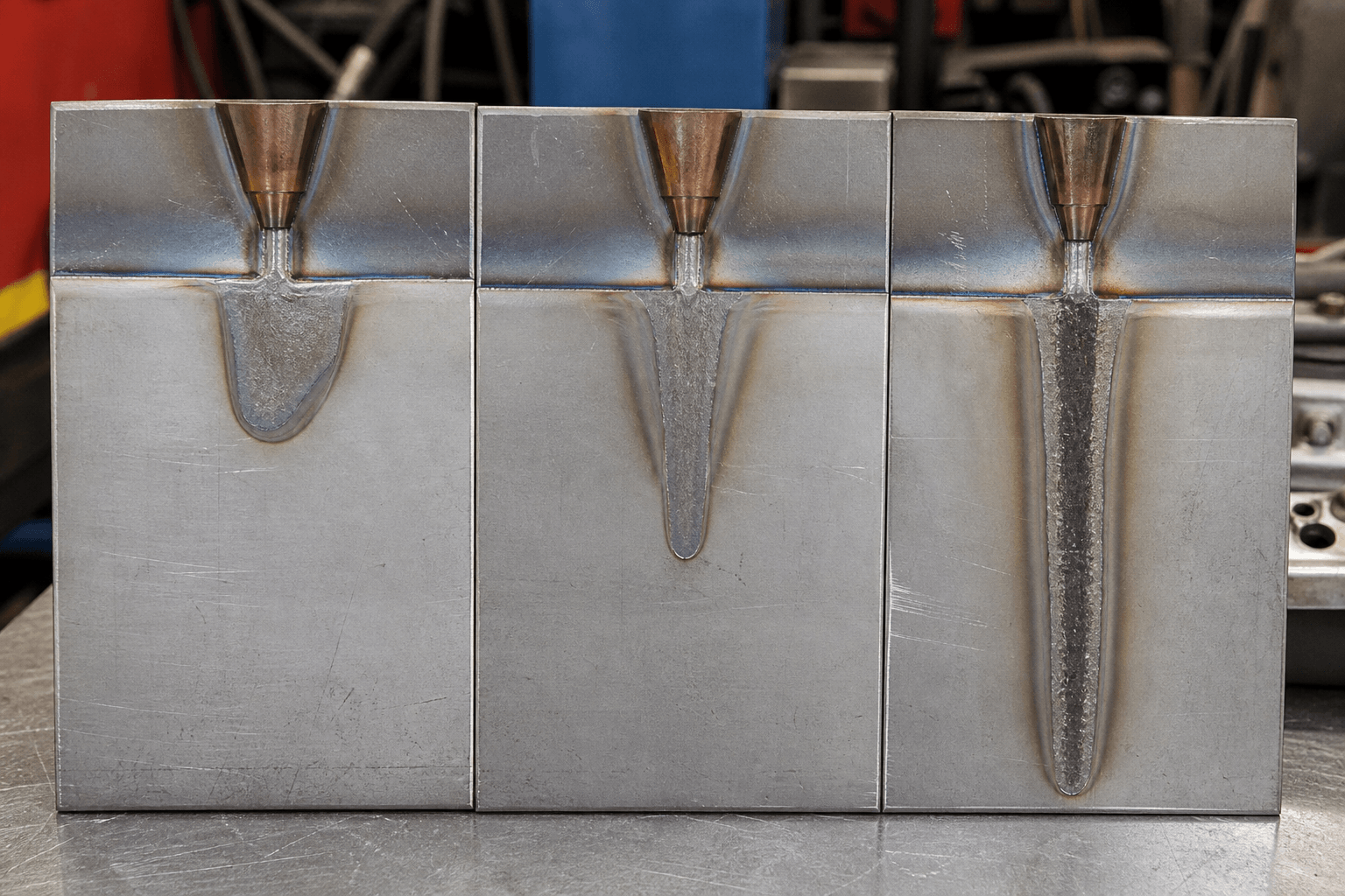 plasma welding drawing review and fabricated part inspection