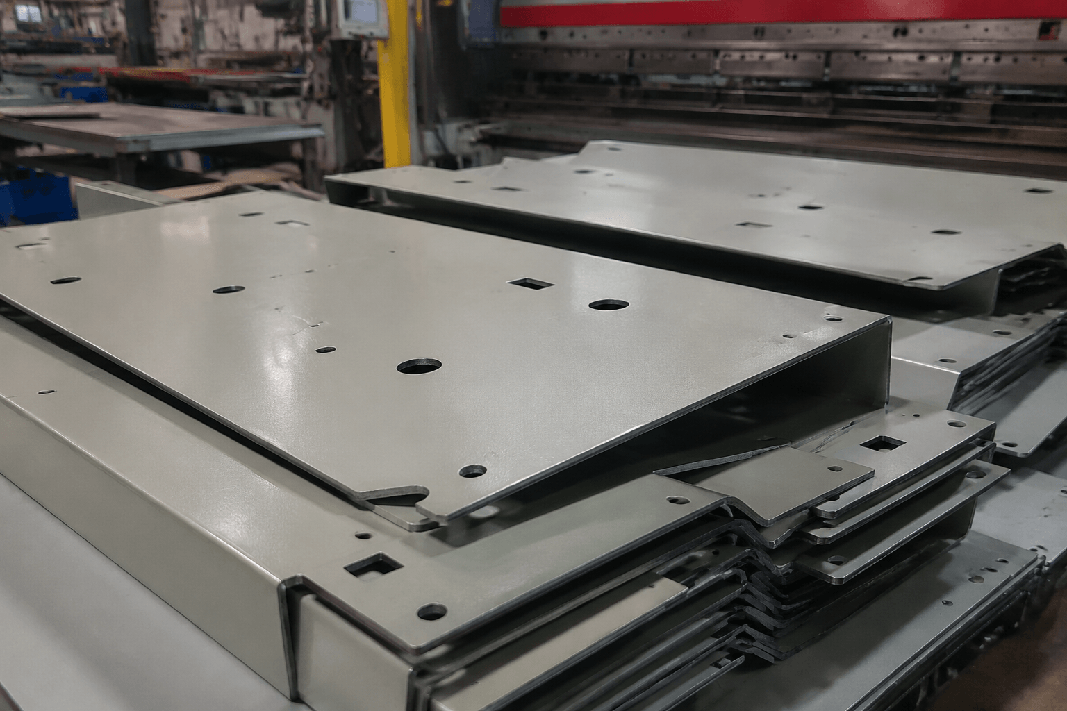 coated steel drawing review and fabricated part inspection