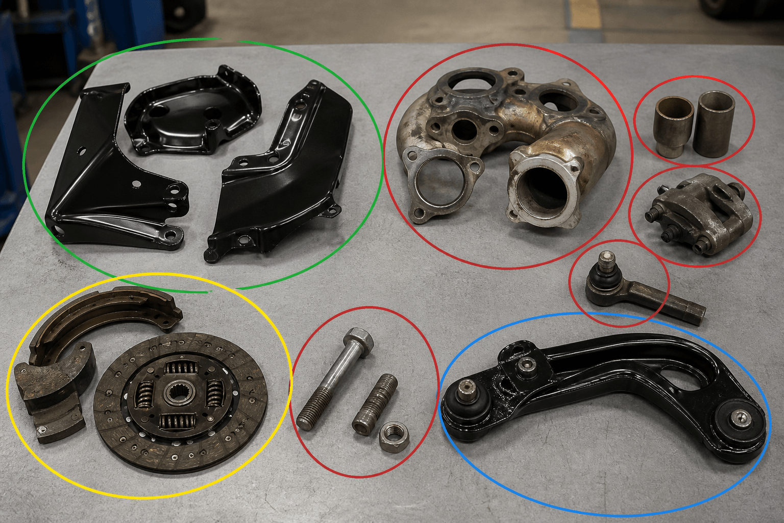 powder coat car drawing review and fabricated part inspection