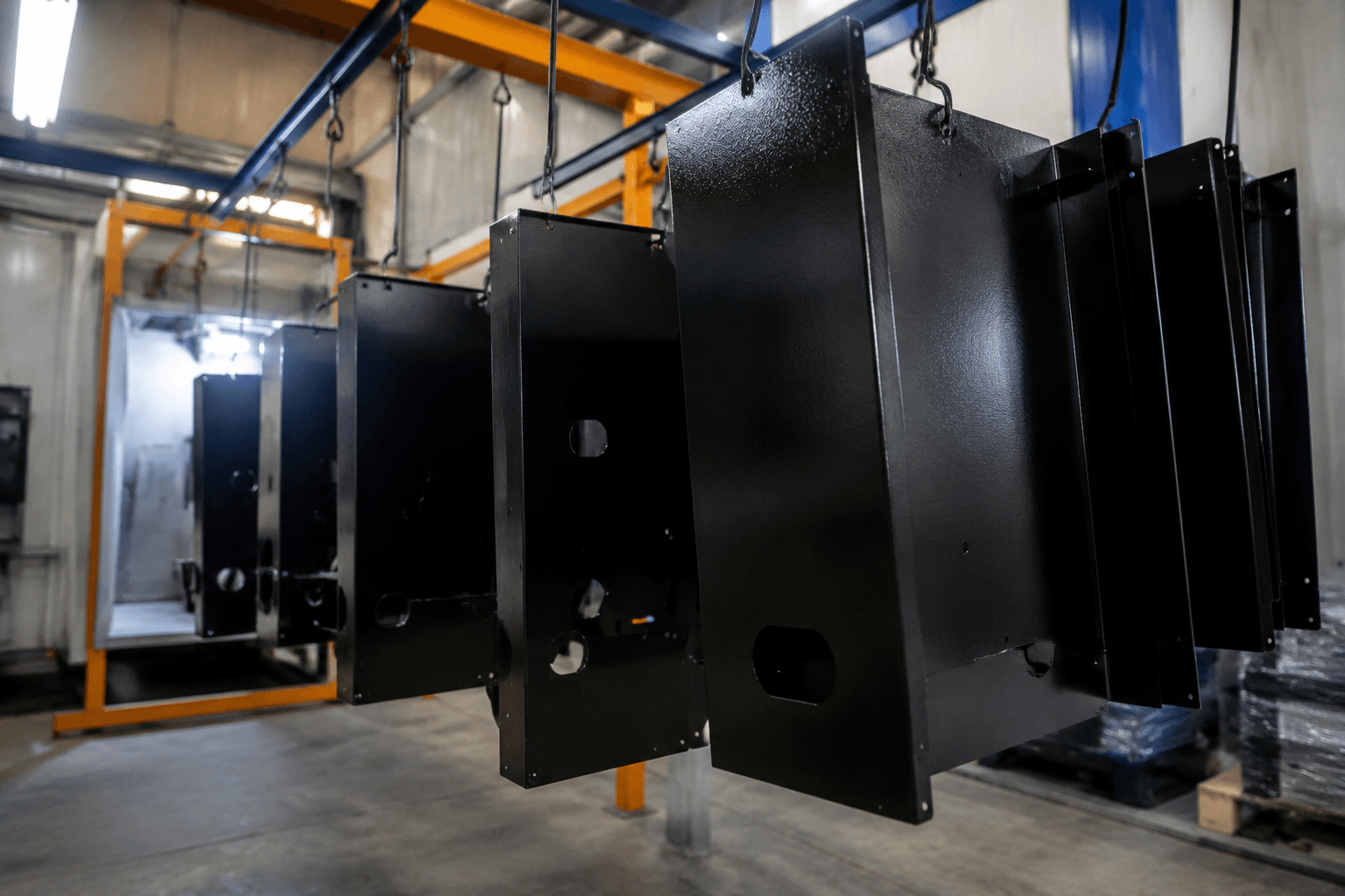 advanced powder coat drawing review and fabricated part inspection