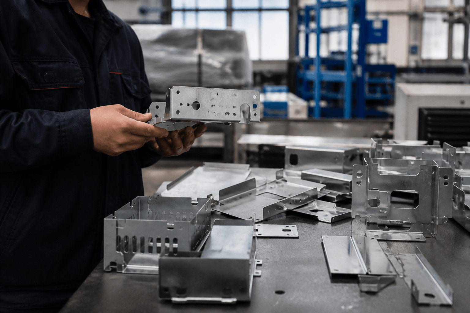 metal parts supplier drawing review and fabricated part inspection
