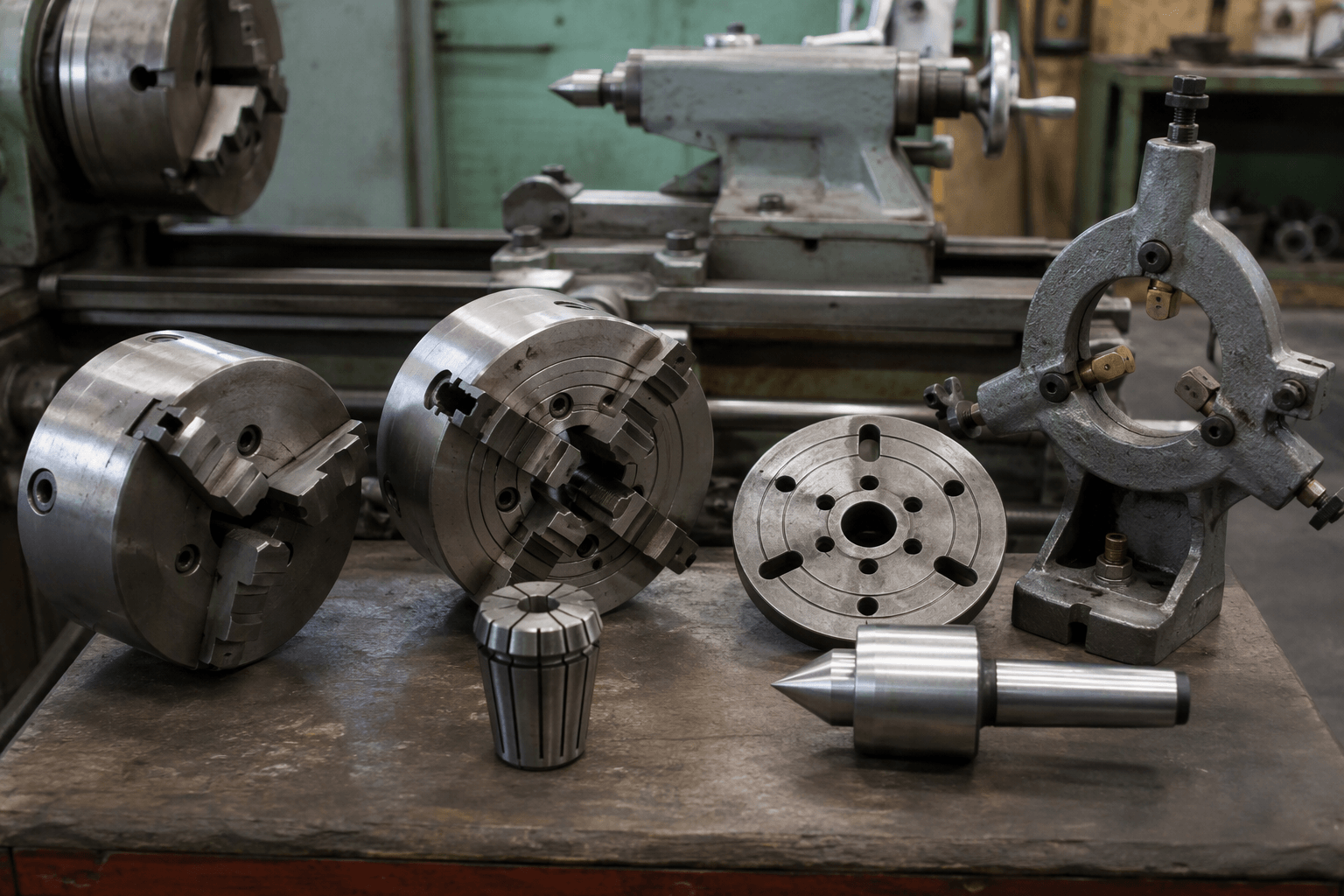 lathe parts description drawing review and fabricated part inspection