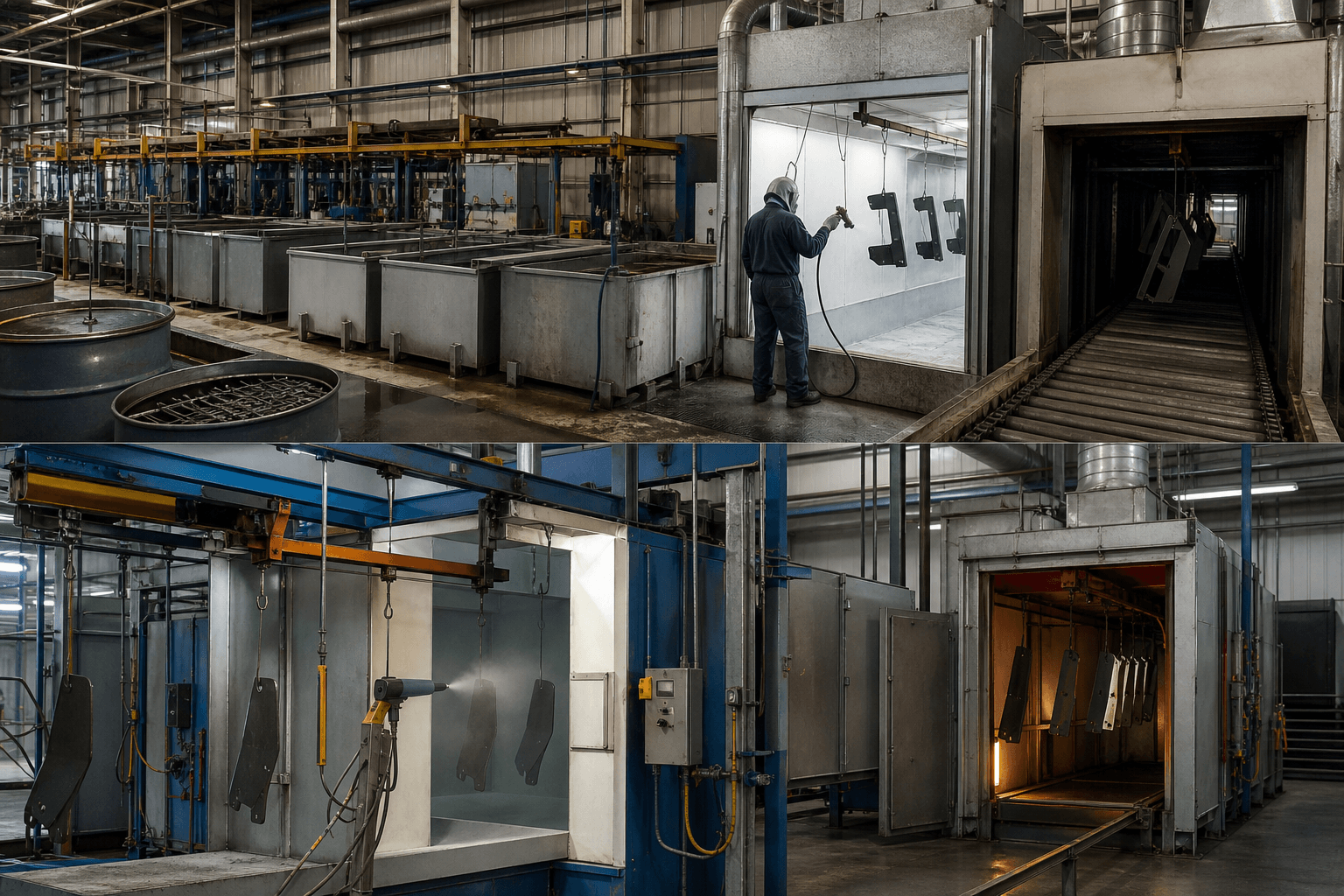 paint and powder coating drawing review and fabricated part inspection
