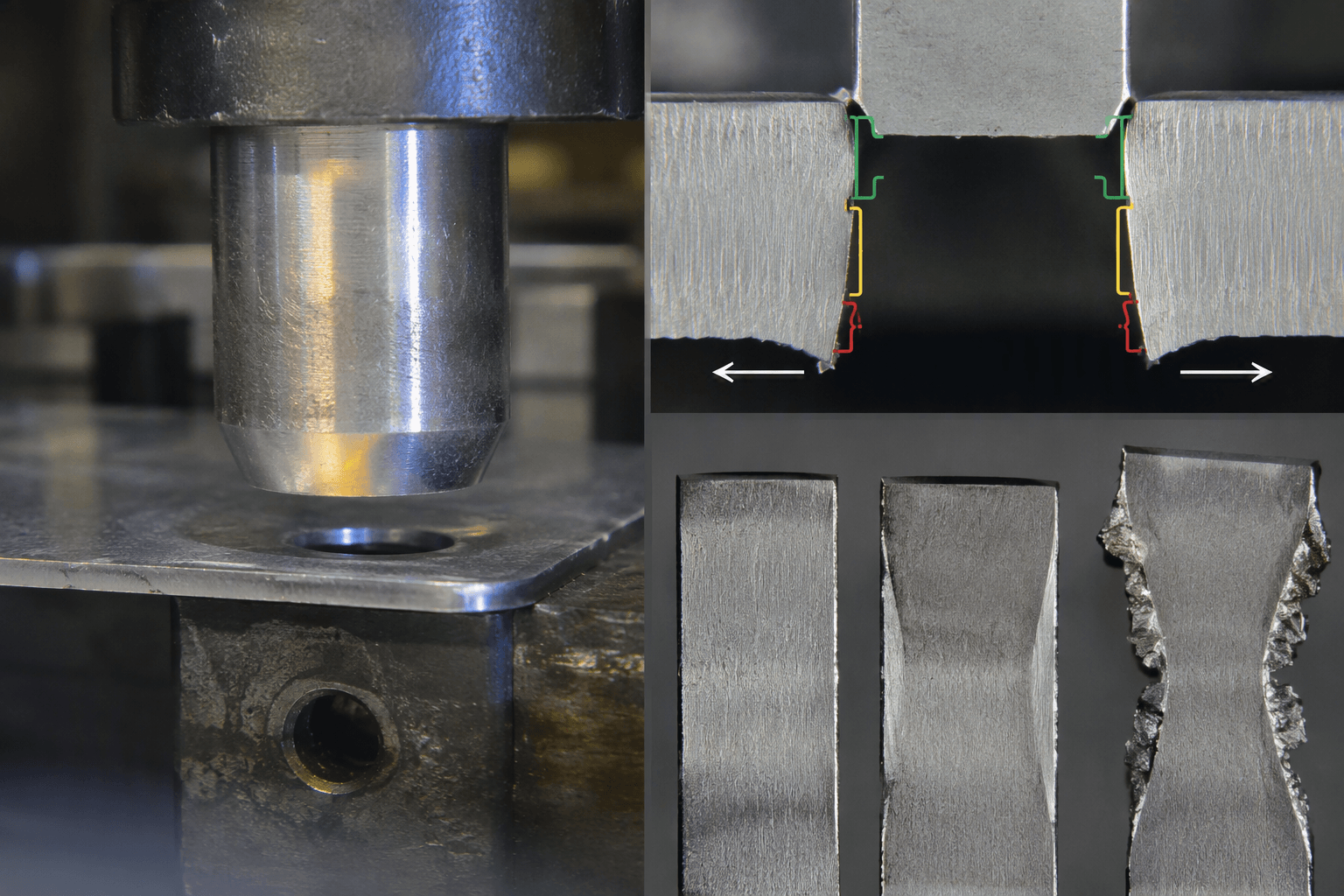 pressing and punching drawing review and fabricated part inspection