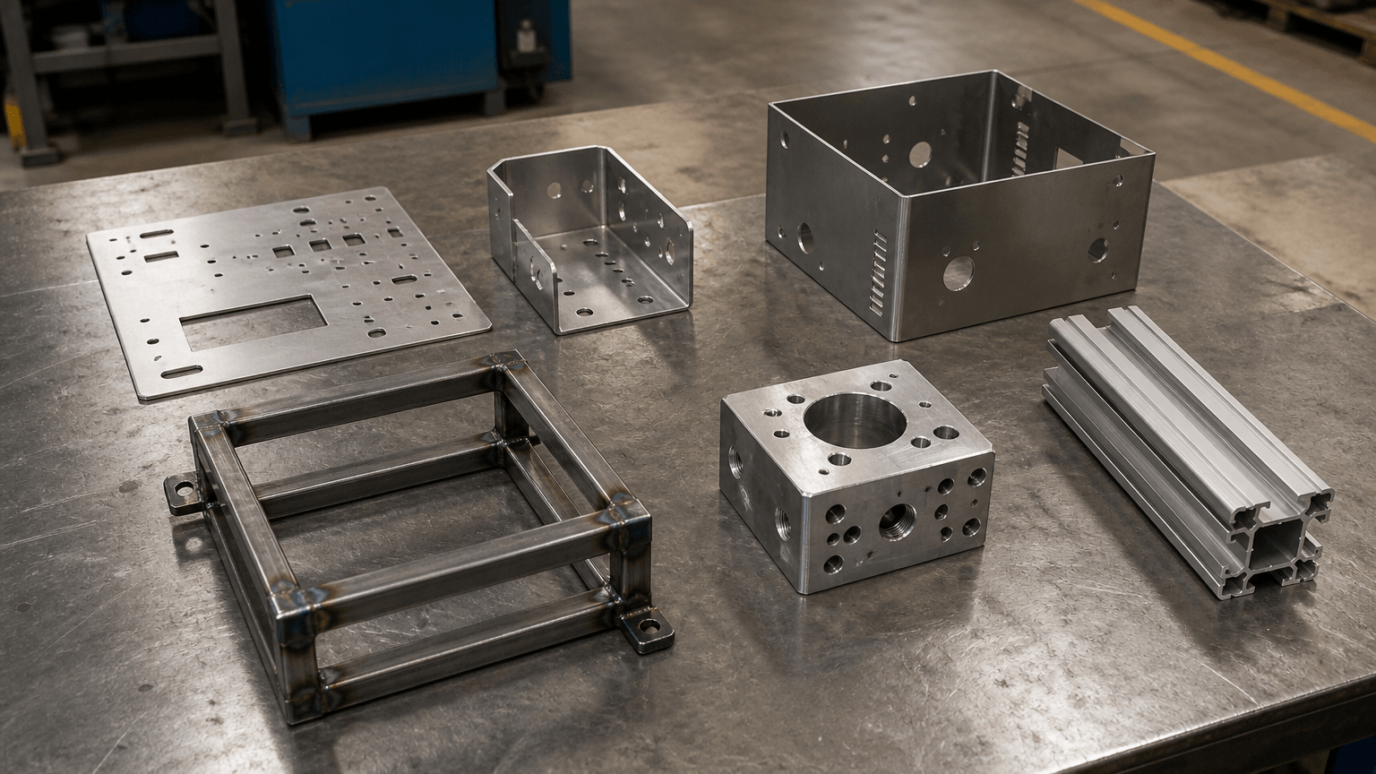 custom sheet metal parts production and quality inspection