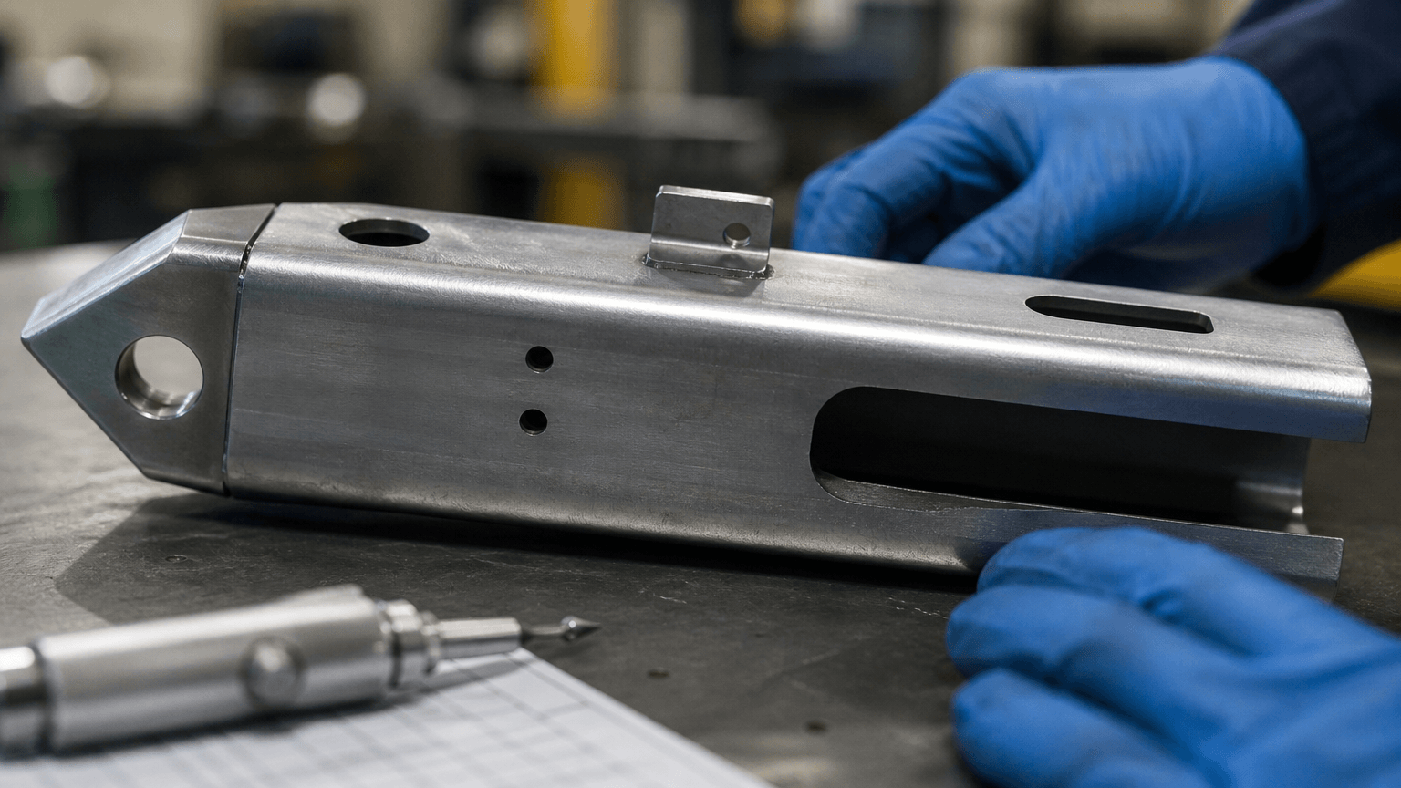 precision tube laser production and quality inspection