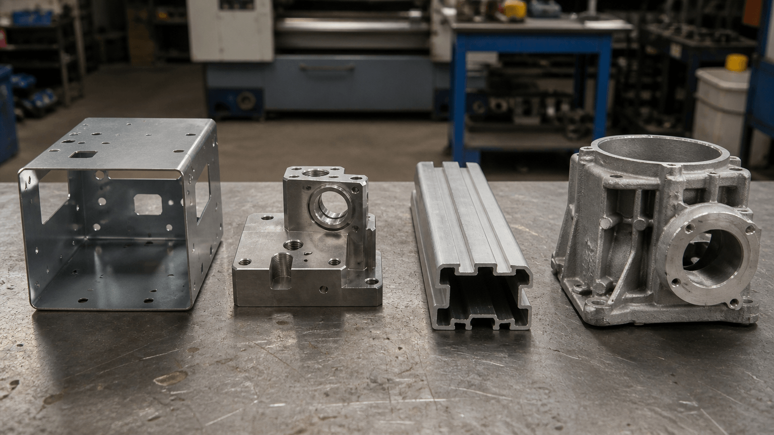 metal works sheet metal production and quality inspection