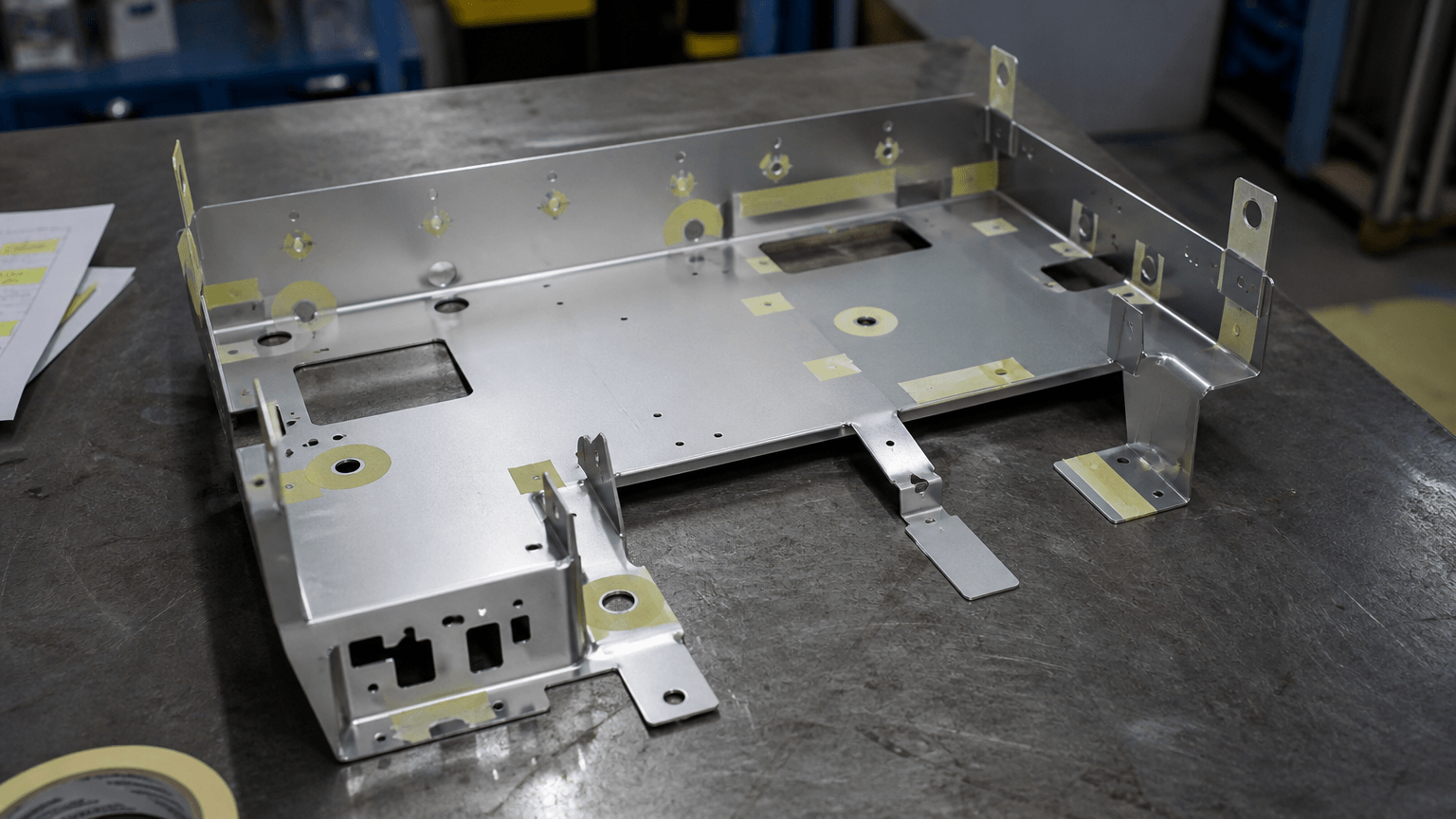 artistic powder coating production and quality inspection