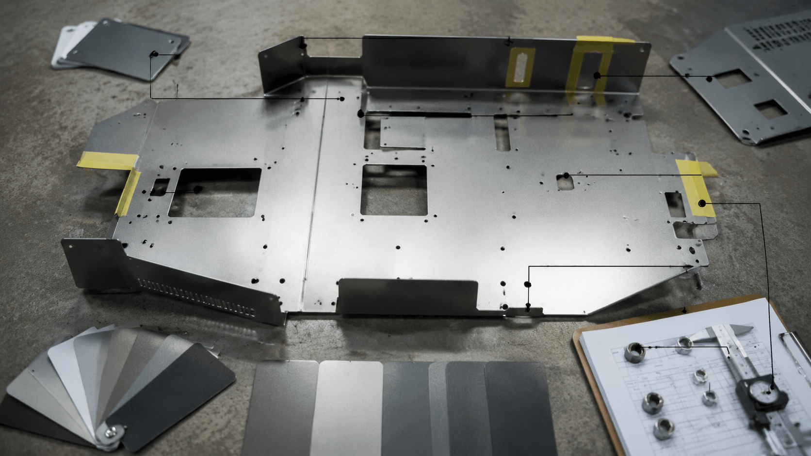 powder coat colors metallic production and quality inspection