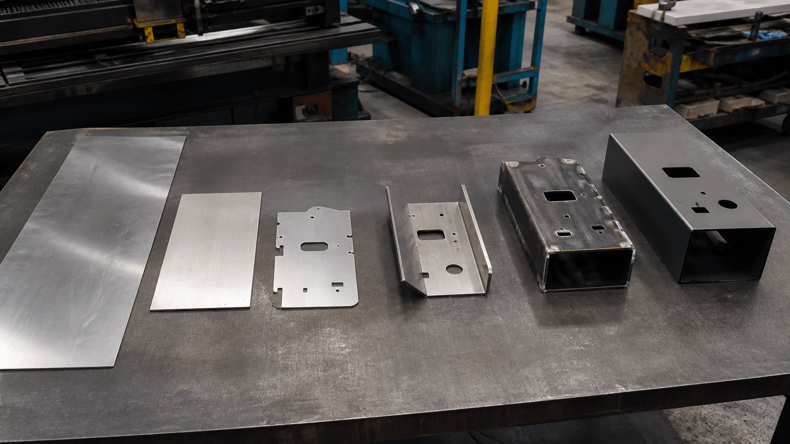 sheet of sheet metal production and quality inspection