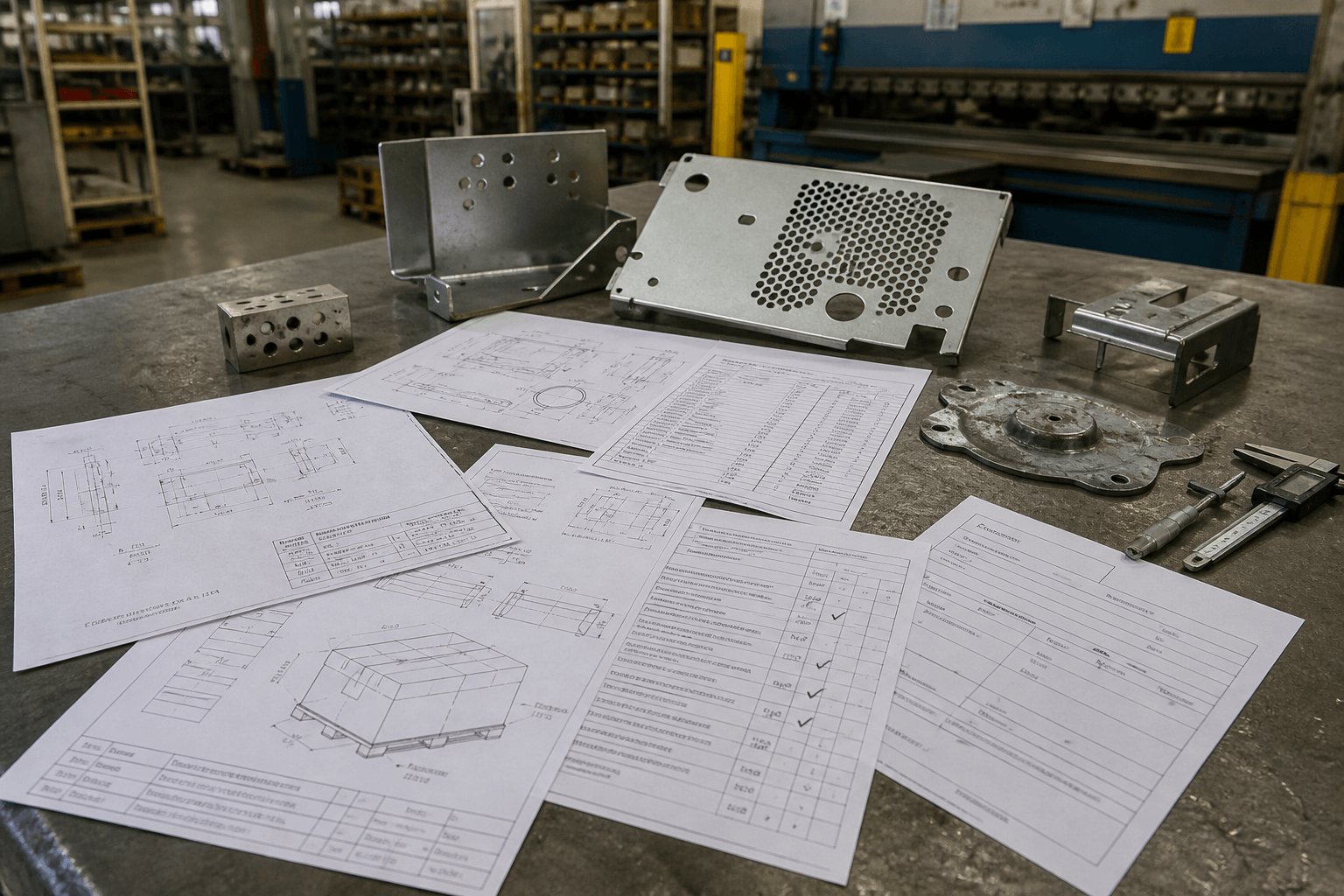 sheet metal manufacturing companies production and quality inspection