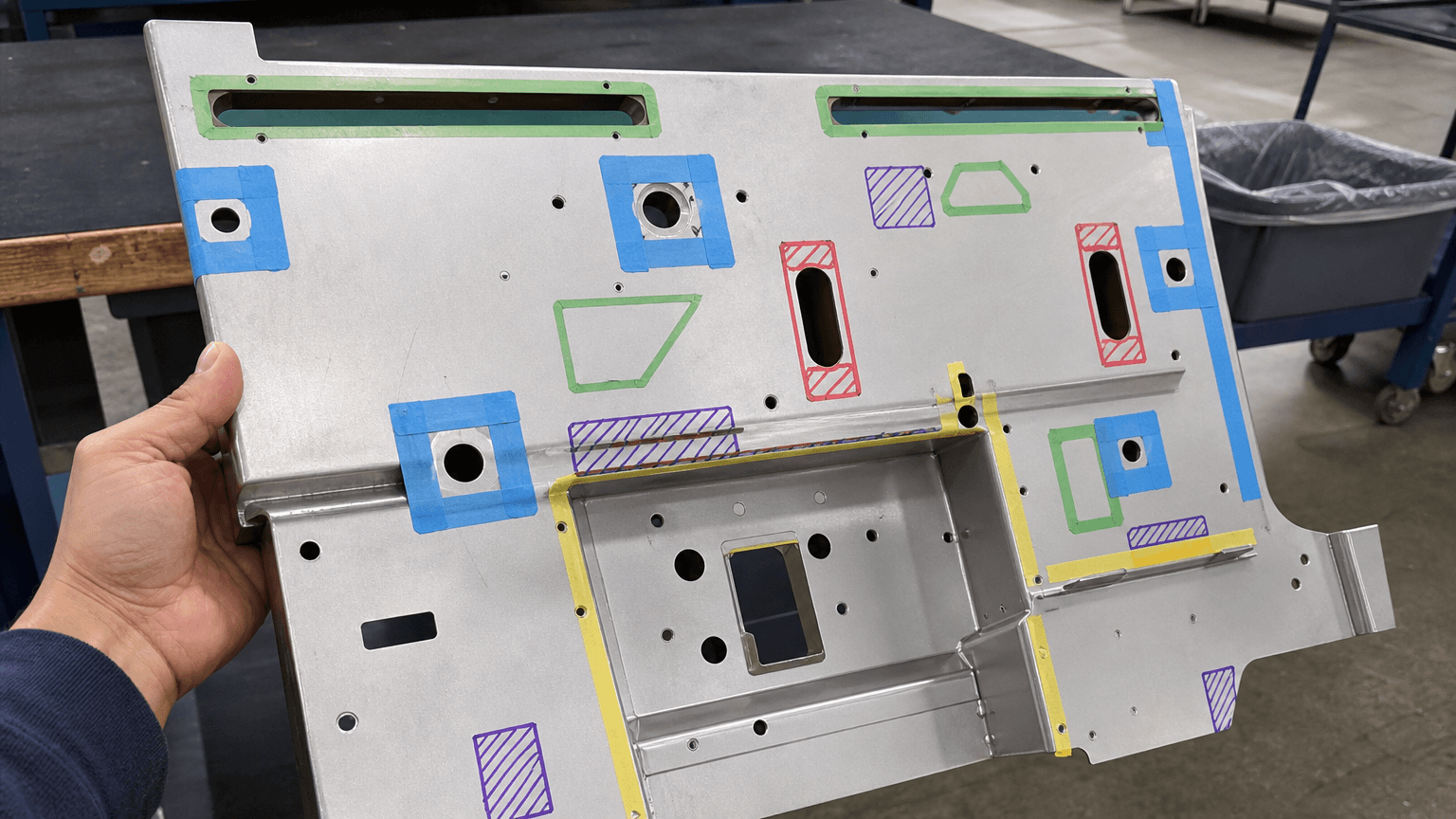 figur sheet metal production and quality inspection