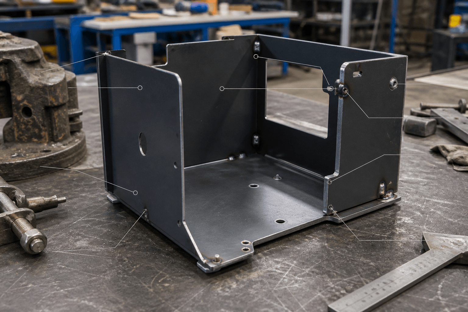 design for welding production and quality inspection