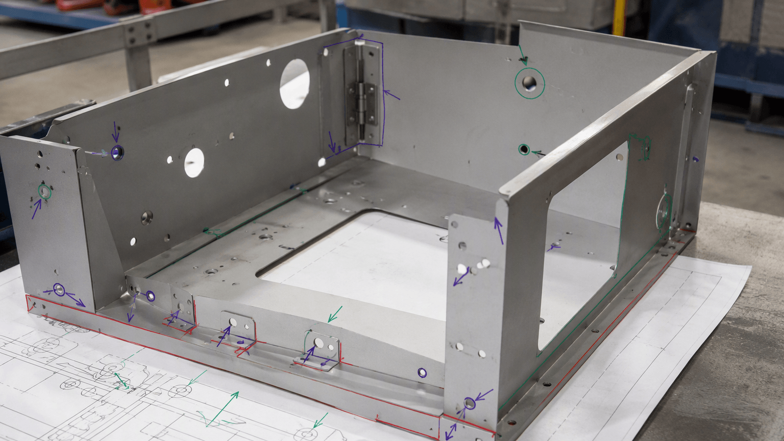 application of cnc machine production and quality inspection