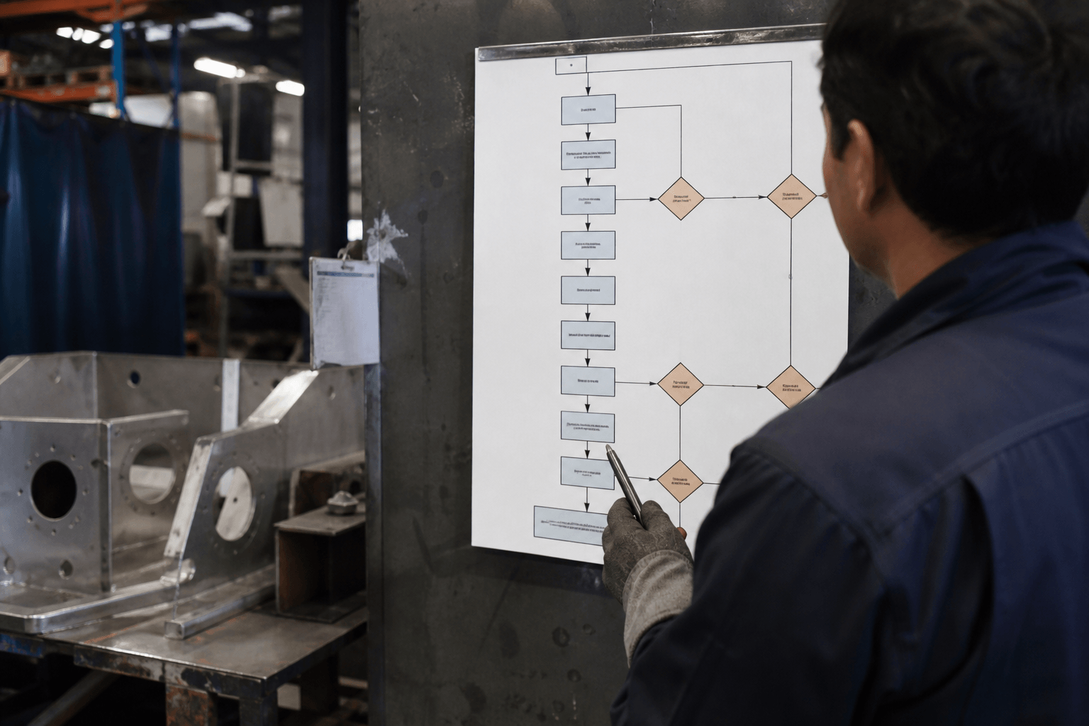 plasma welding production and quality inspection