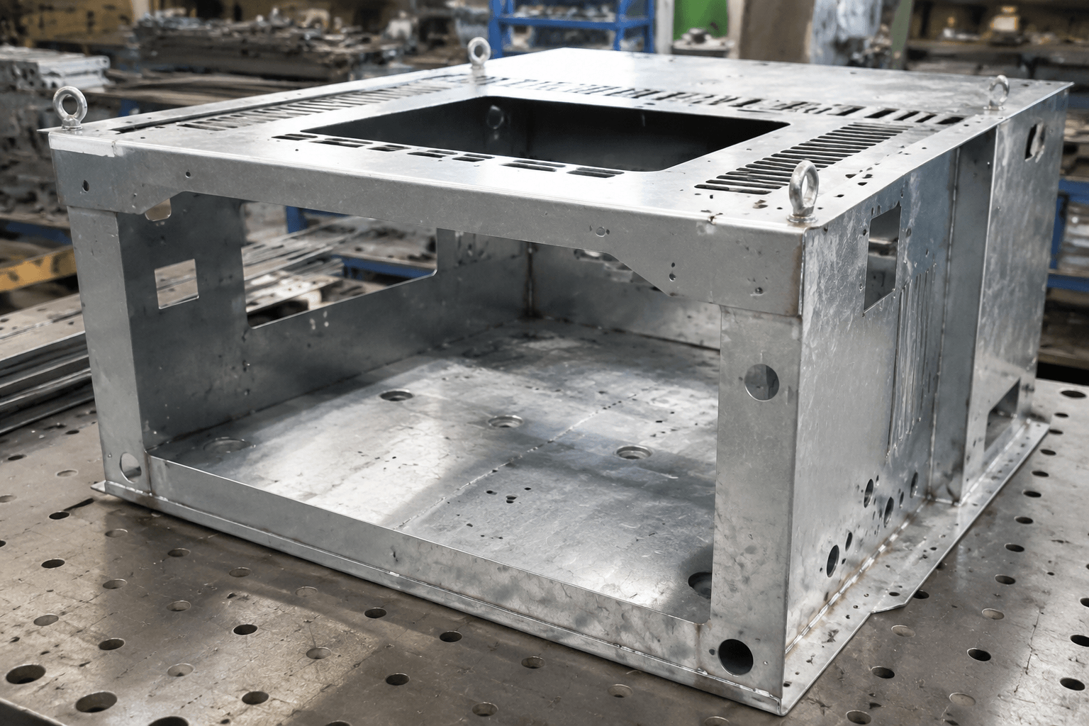 powder coating galvanised steel production and quality inspection