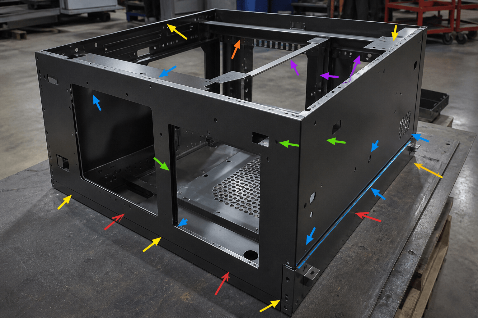 steel coating production and quality inspection