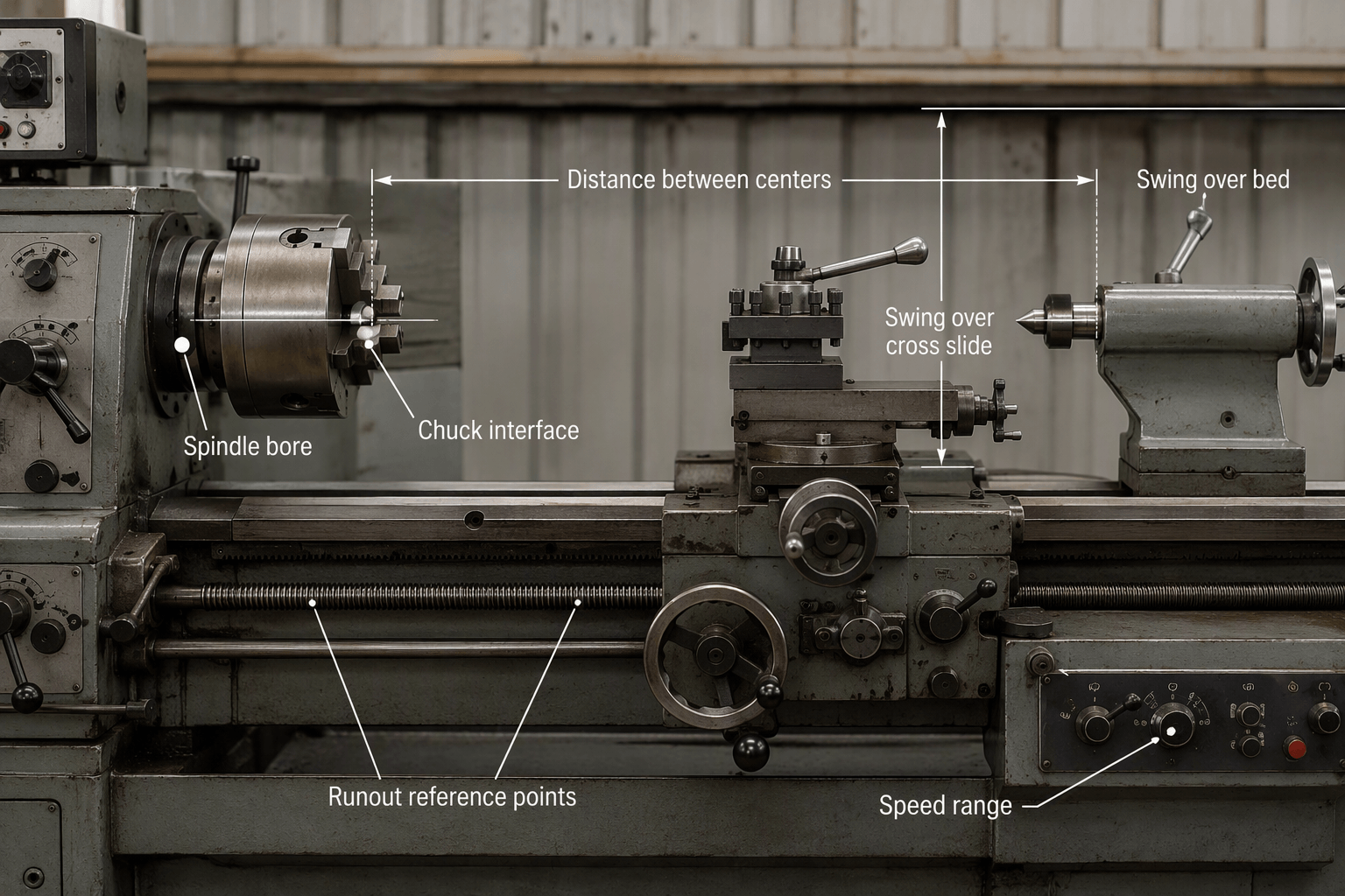 lathe parts description production and quality inspection